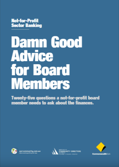 Damn Good Advice for Board Members Cover