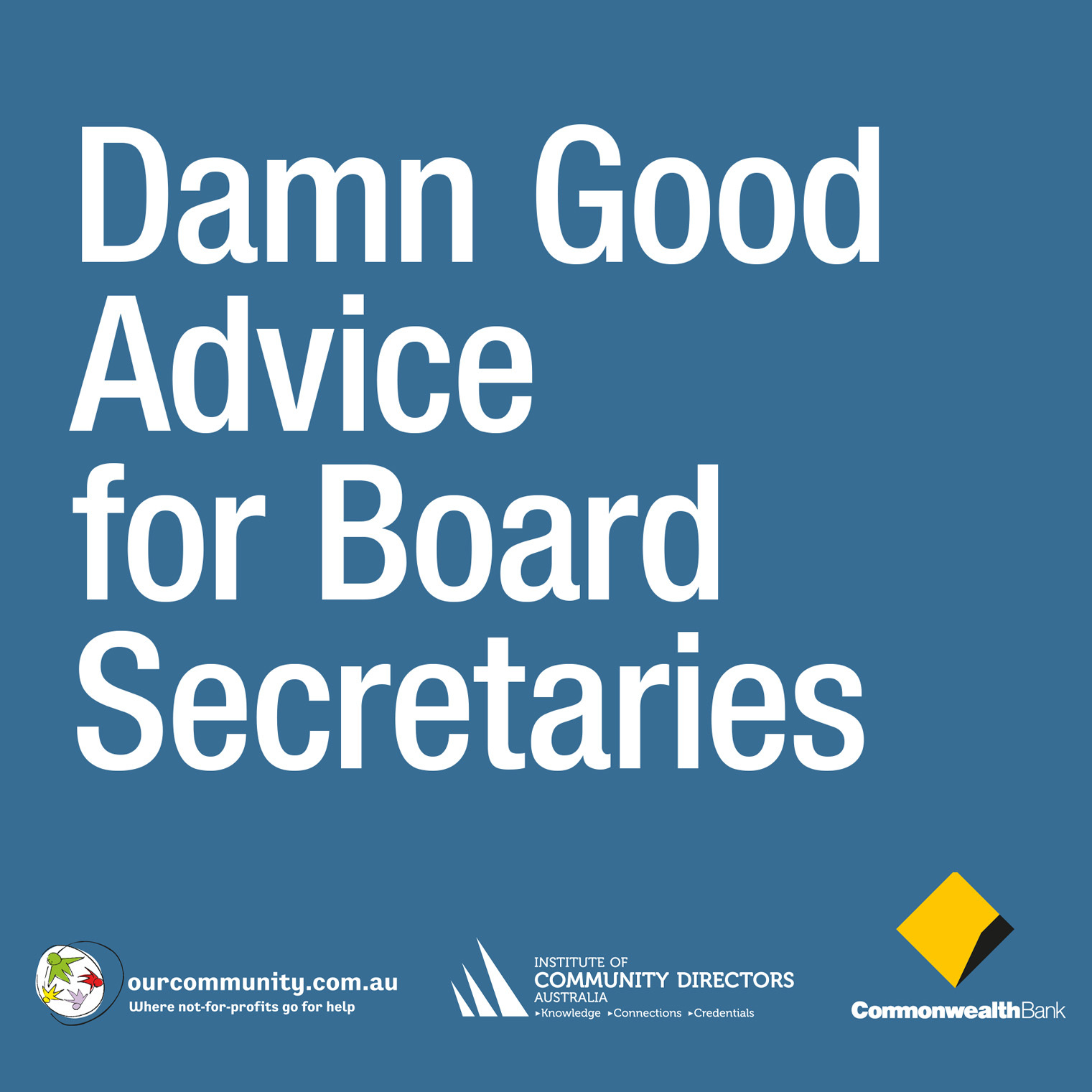 Damn Good Advice for Board Secretaries