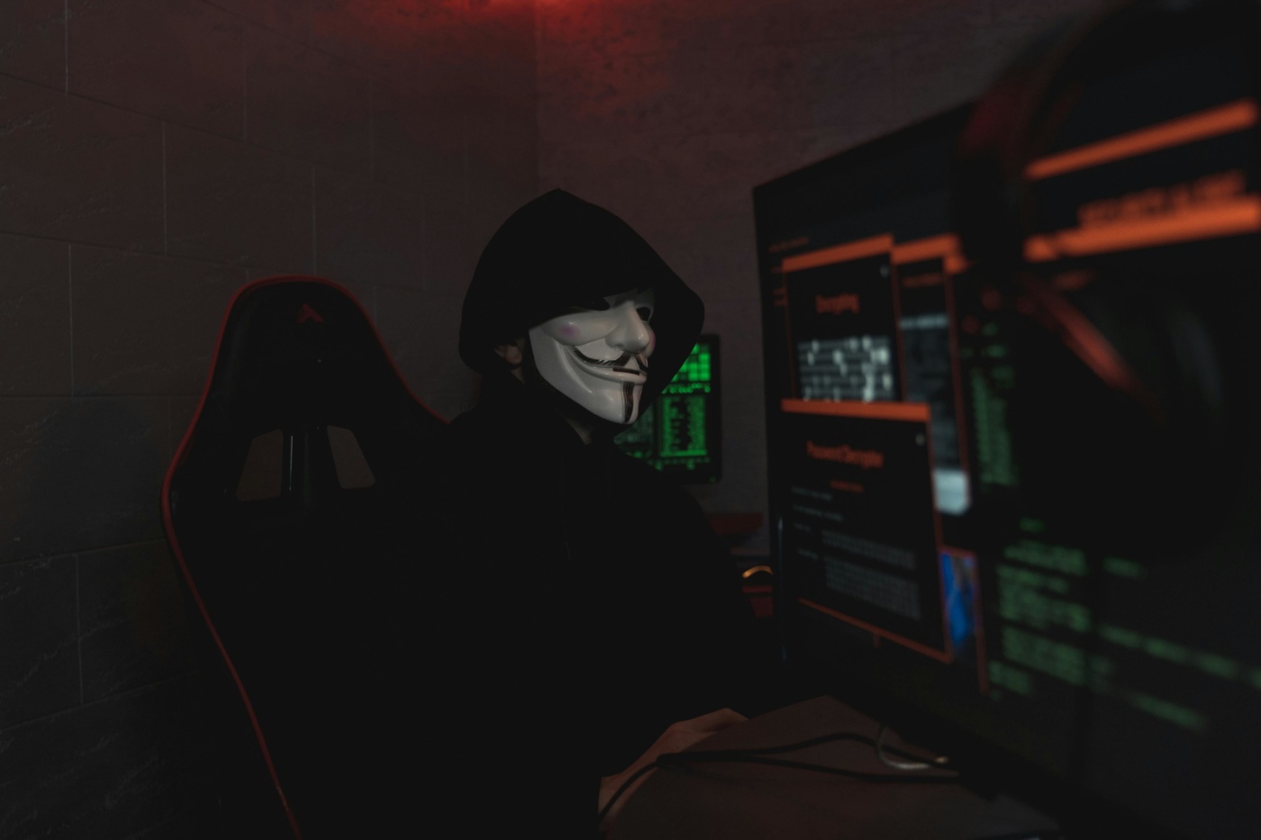 Cyber crime hacker