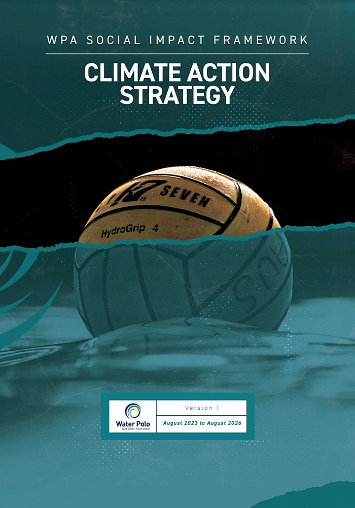 Water Polo Australia climate action strategy cover