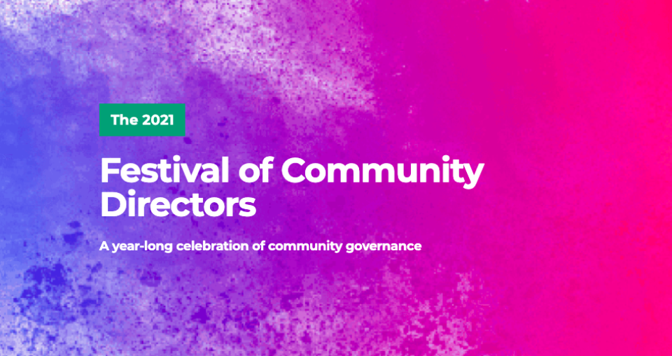 Get back on track with the 2021 Festival of Community Directors