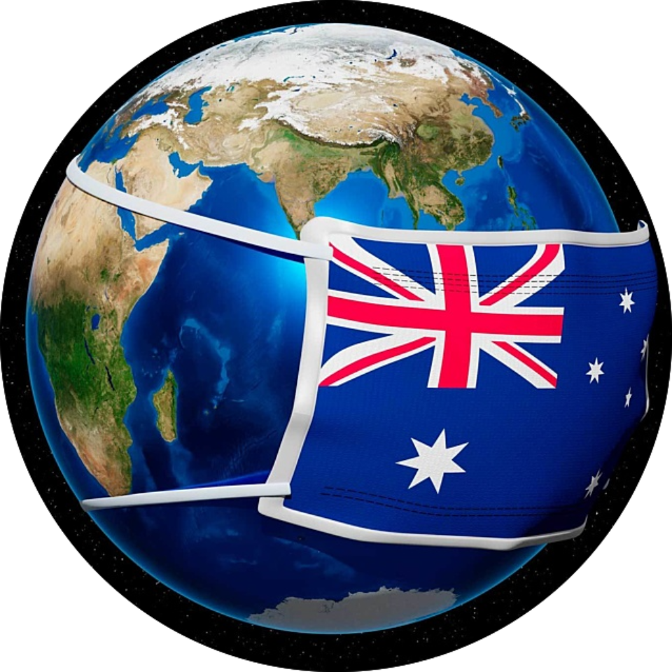 Earth facemask australia circle